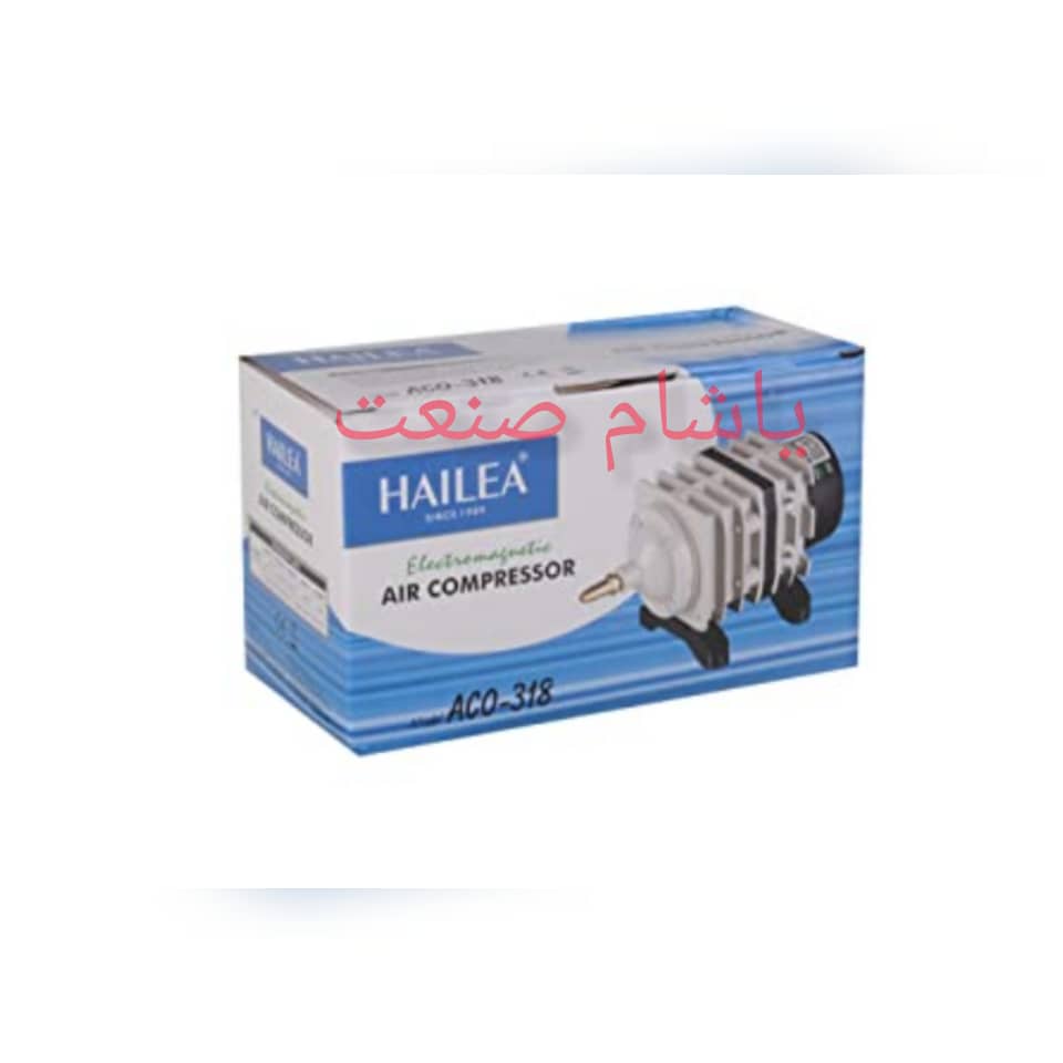 پمپ هوا مرکزی hailea مدل aco 318 ظرفیت 60لیتر - یاشام صنعت